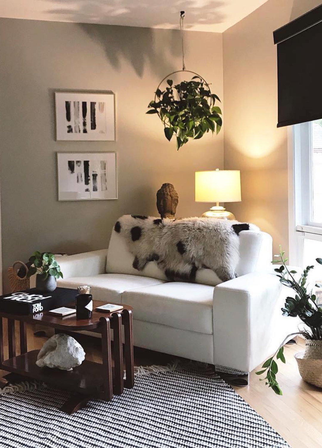 HOW TO STYLE A SHEEPSKIN RUG