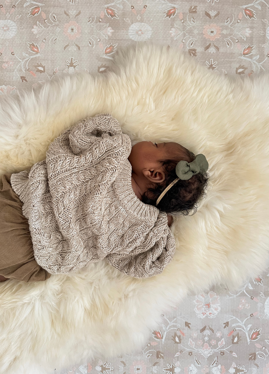 Natural Sheepskin Why babies love them East Perry