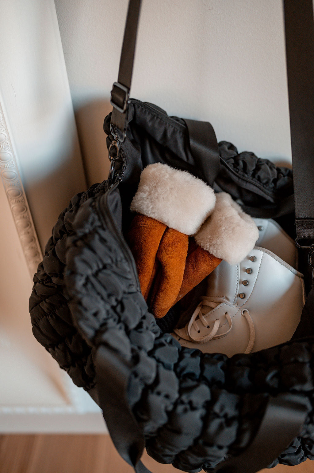 The Haven Sheepskin Mitten in Amber