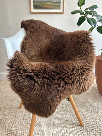 Auburn Brown Sheepskin