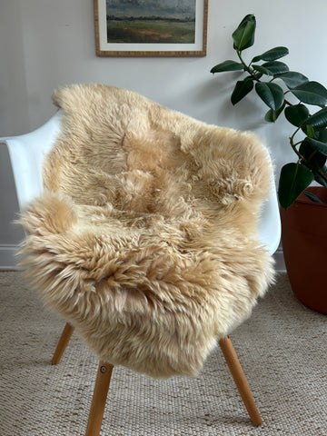 Camel Colored Sheepskin