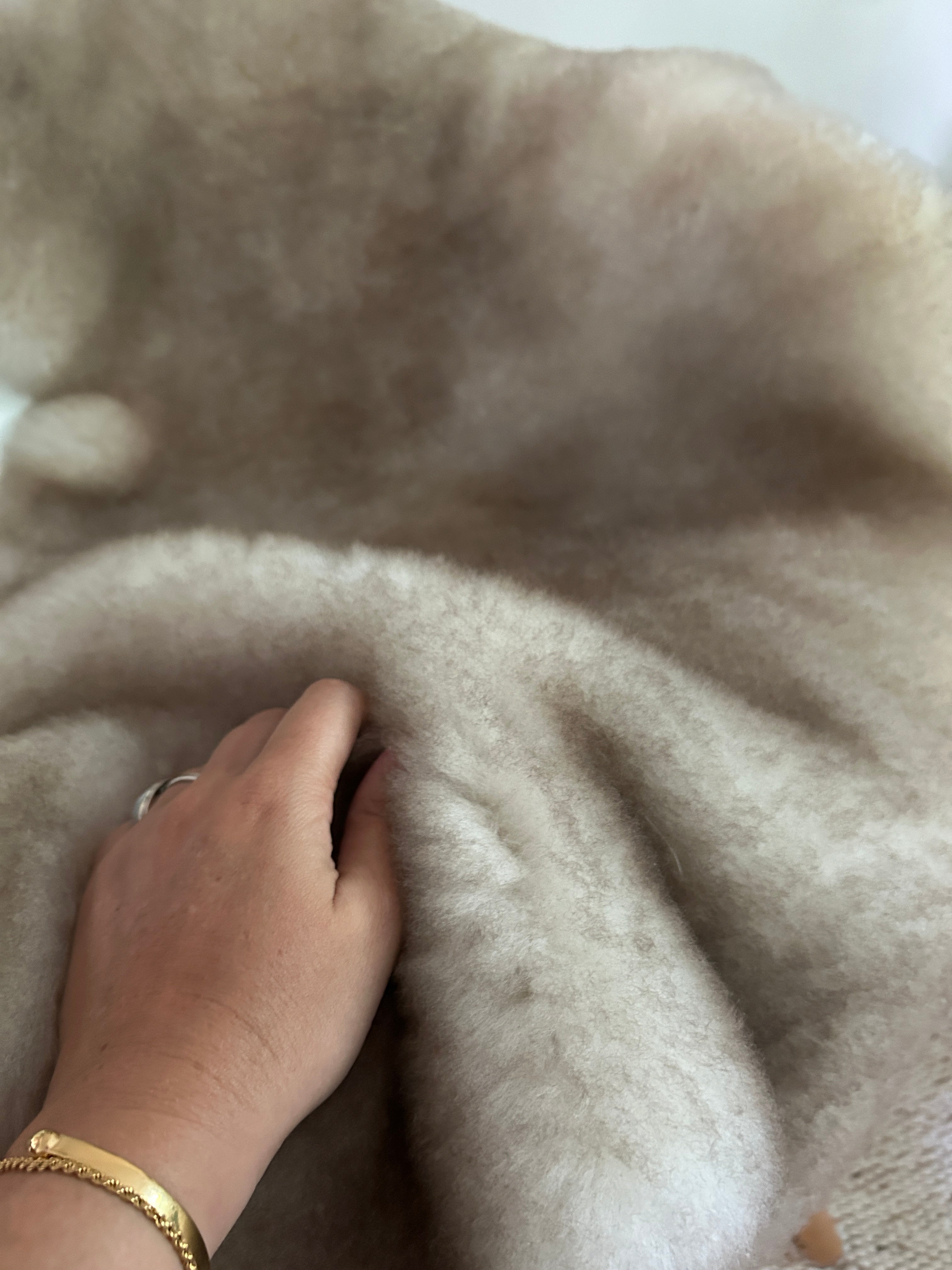 Greyish Brown Shortfur Sheepskin