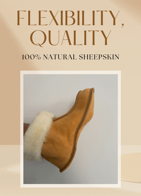 Terra Slipper: Sheepskin Minimalist Footwear