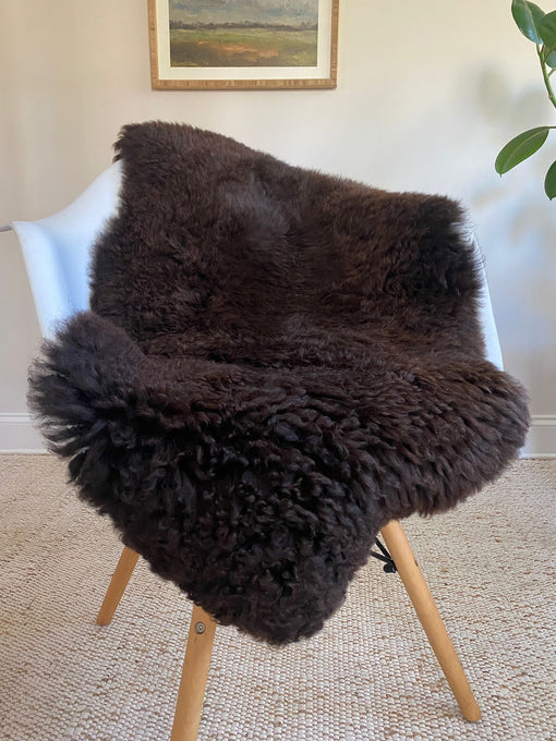 Classic Dark Brown Sheepskin