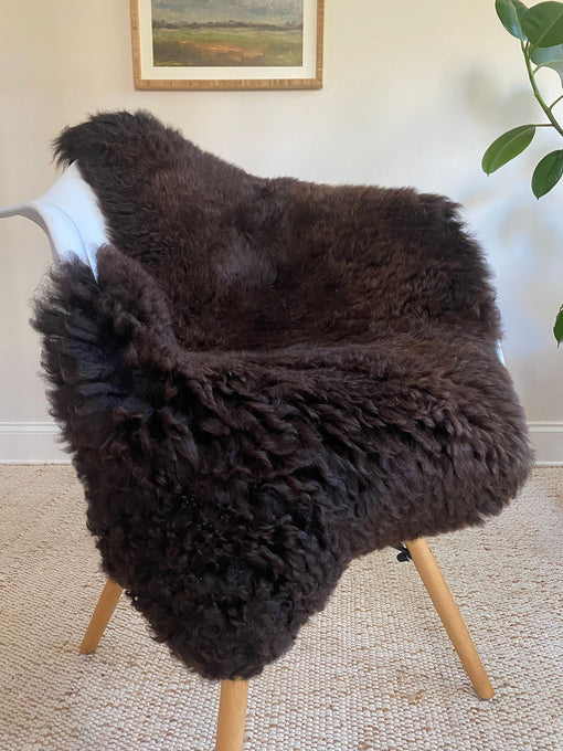 Classic Dark Brown Sheepskin