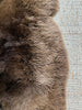 Close-up of classic light brown sheepskin 