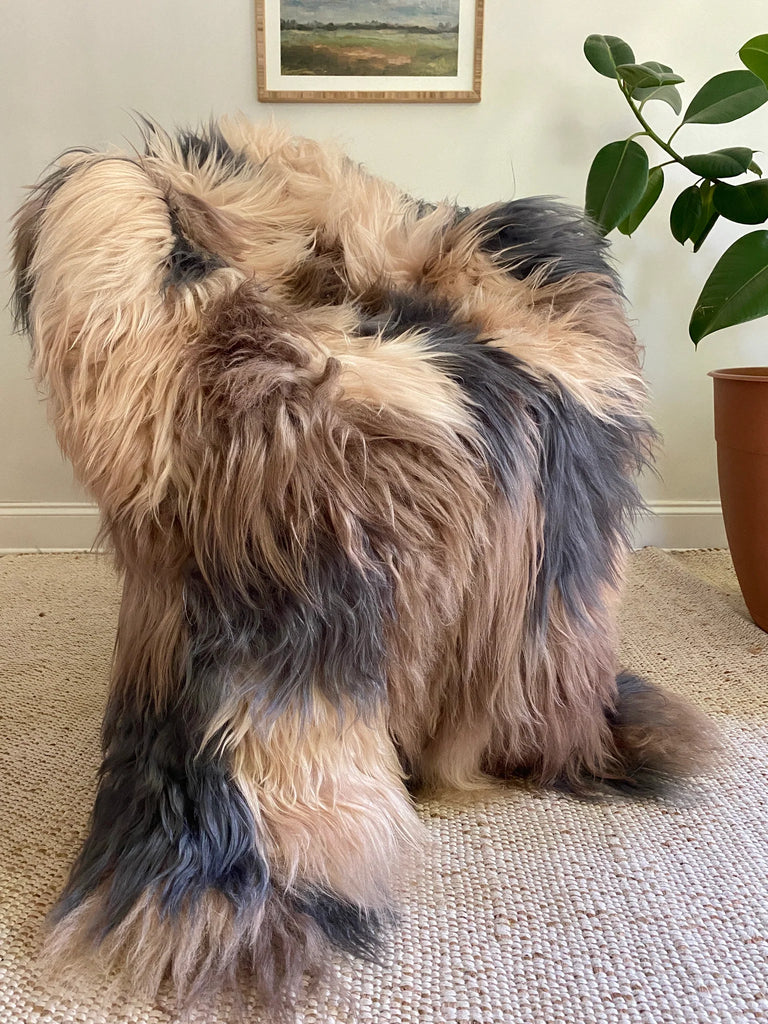 icelandic patchwork sheepskin