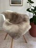Greyish brown shortfur sheepskin
