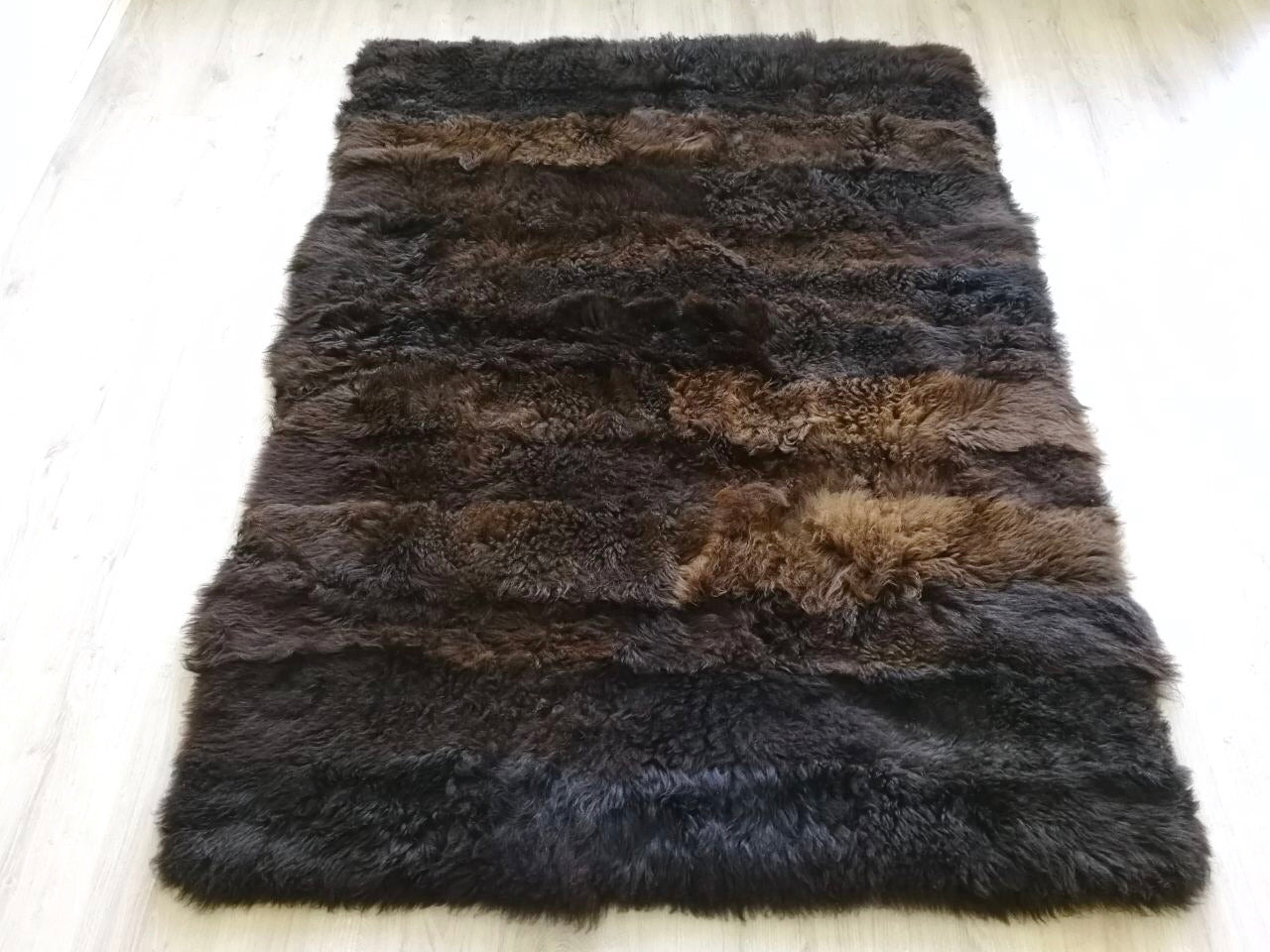 organic largr sheepskin rug 