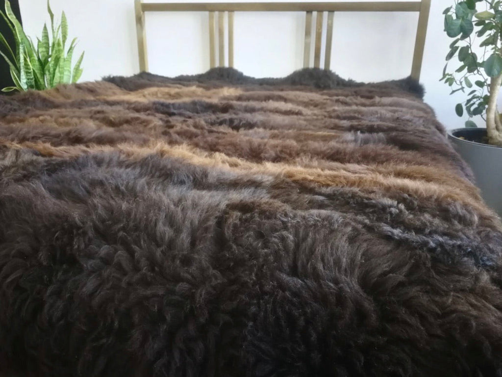 ehtically farmed sheepskin rug 