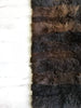 rug made from sheepskins 