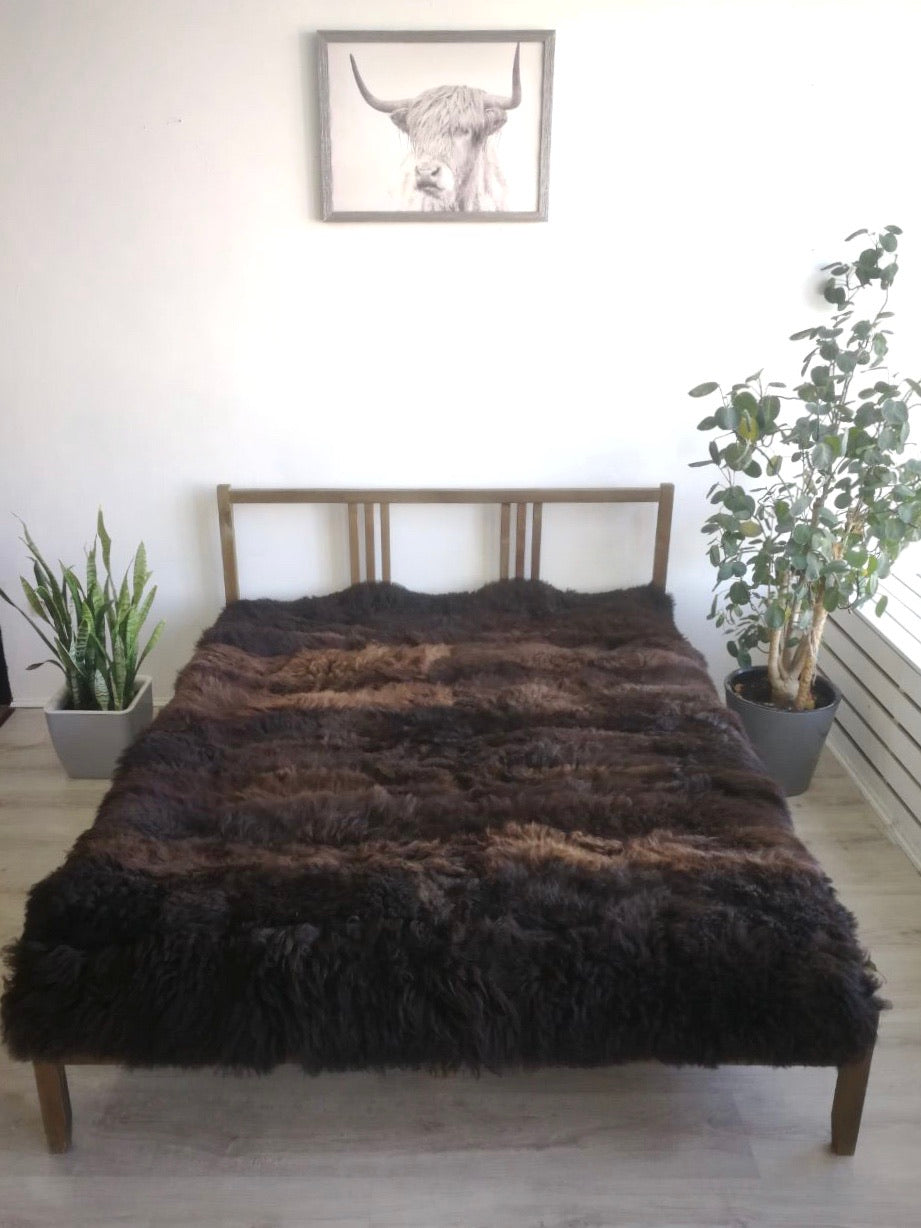 King size sheepskin blanket online