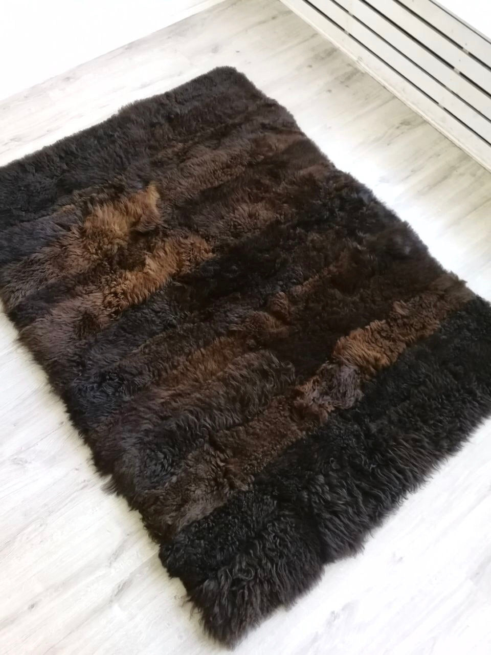 large sheepskin area rug 