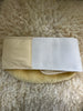 Medical grade sheepskin kidney warmer and waist belt