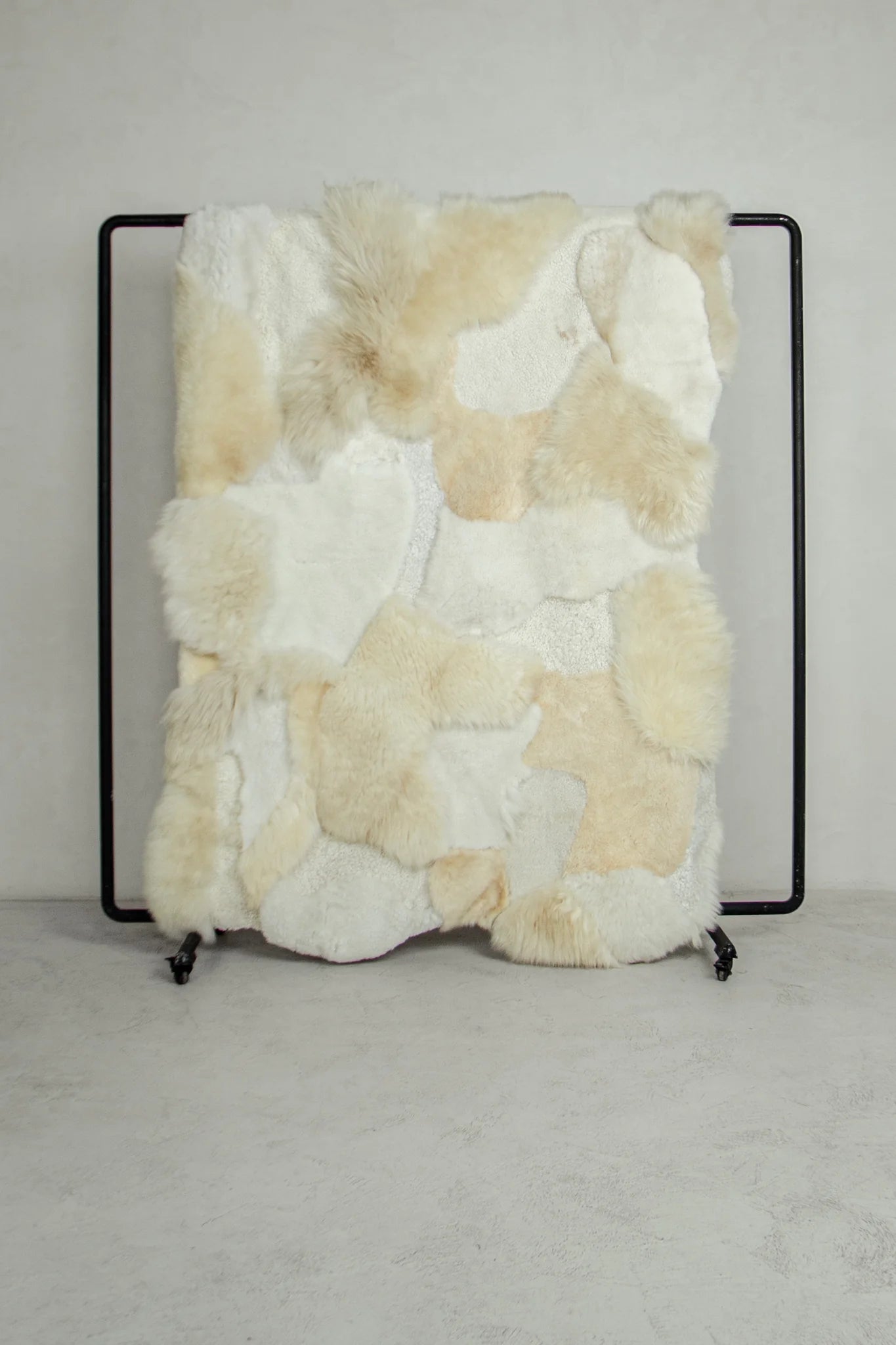 Mixed Textured Sheepskin Rug #1