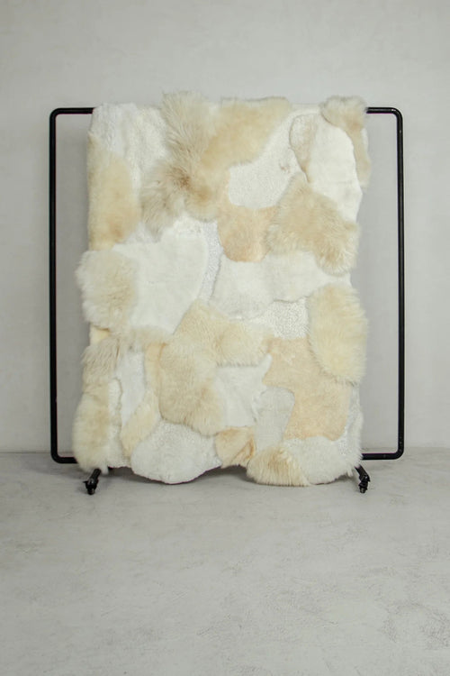 Mixed Textured Sheepskin Rug #1