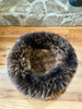 Top-view of plush brown animal snug
