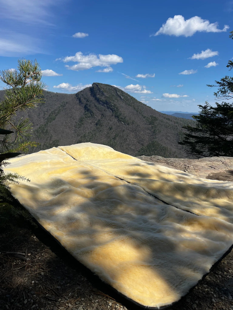 Sheepskin sleeping bag