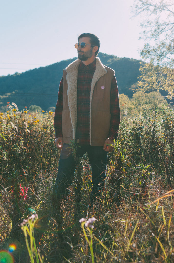 sheepskin vest USA