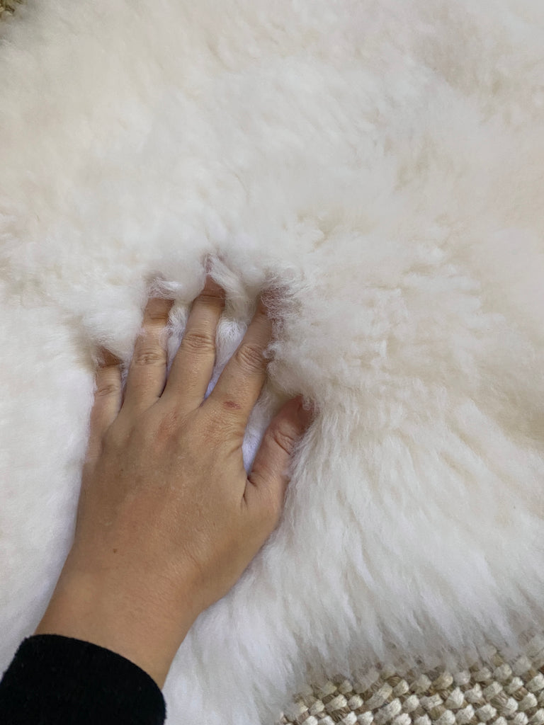 sheepskin rug for kids