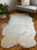 soft sheepskin quad rug