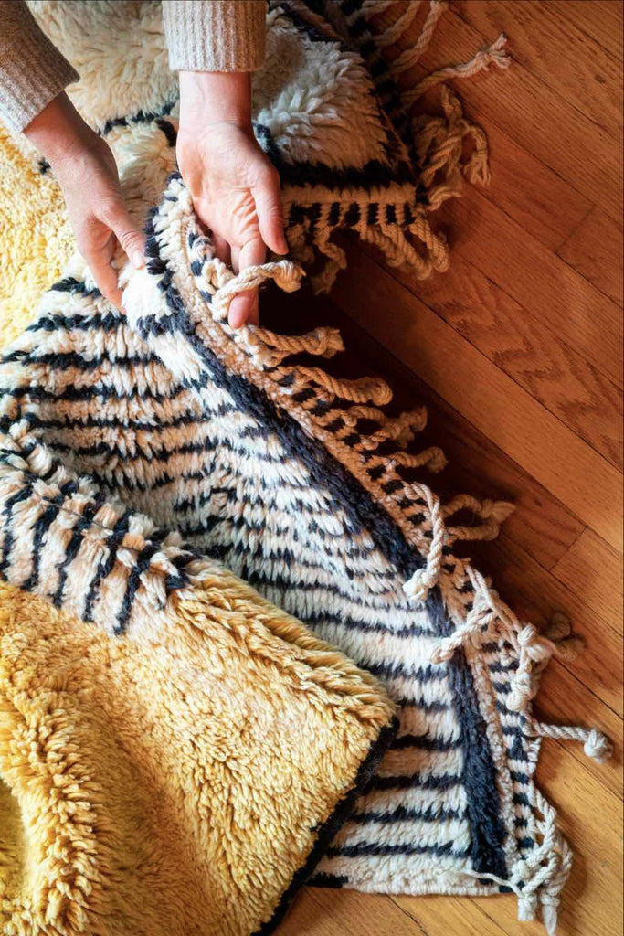 organic handwoven rug