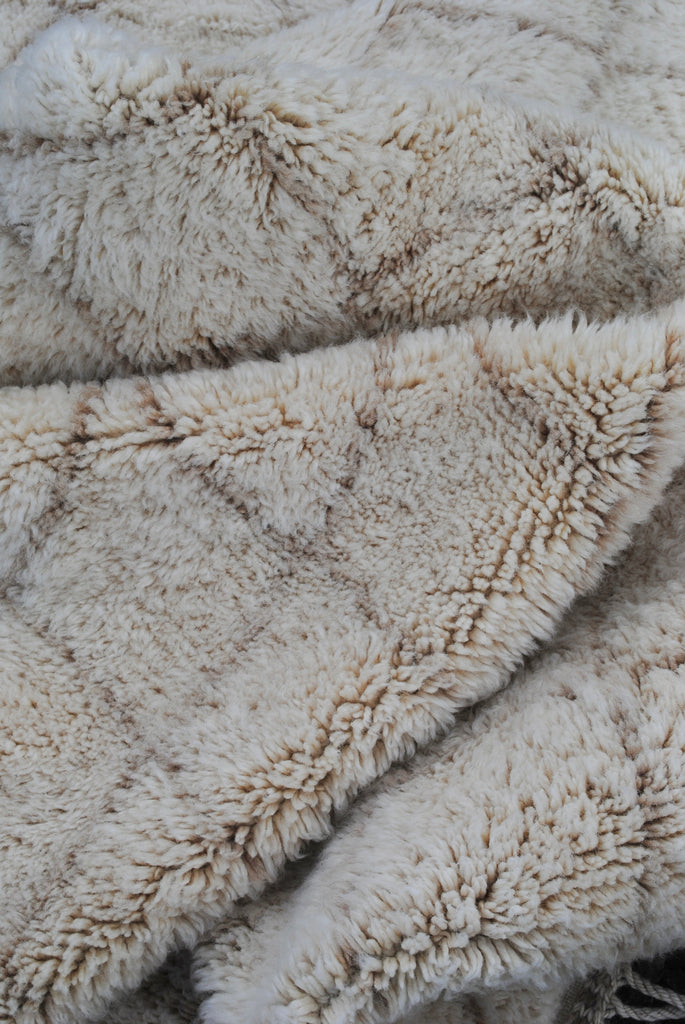 Ourain wool rug