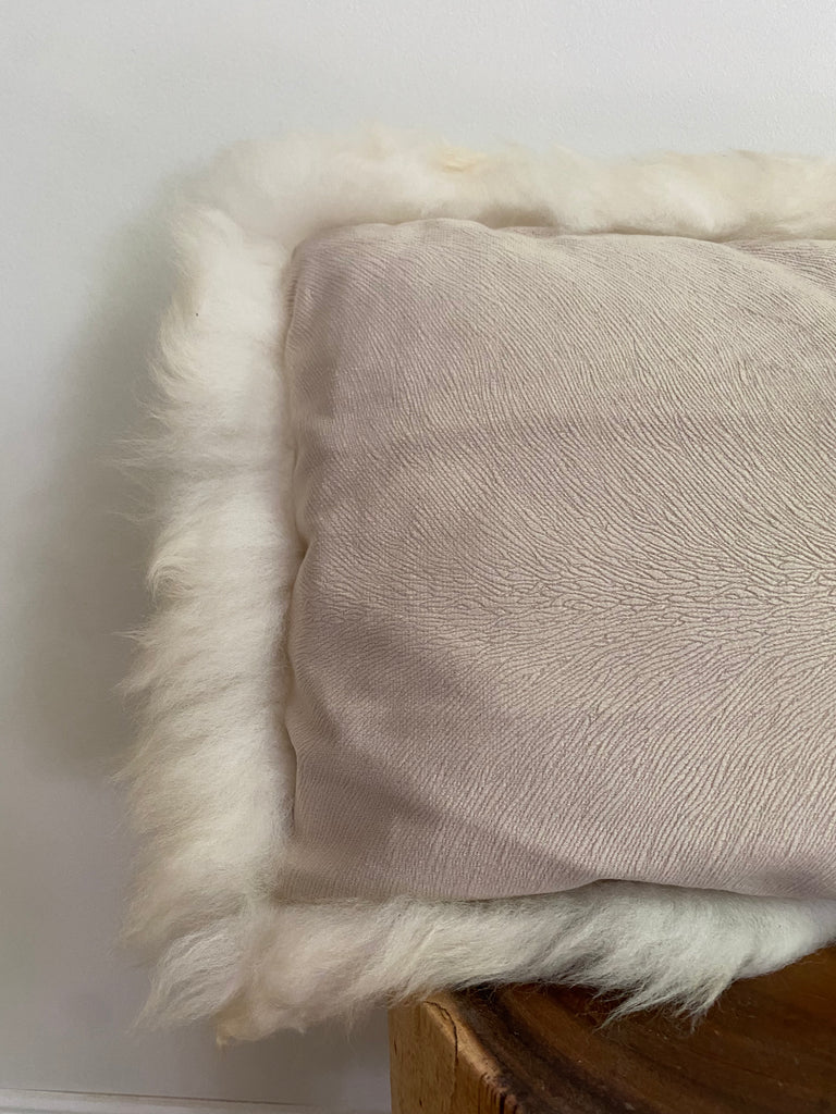 fur pillow