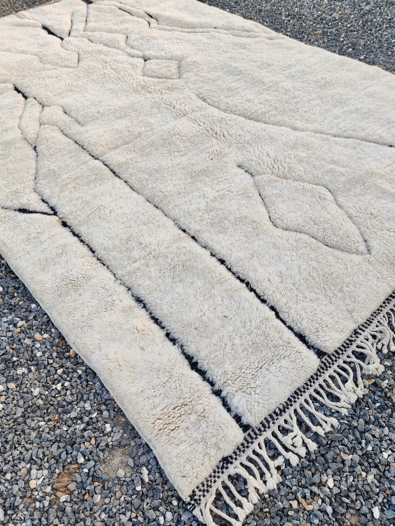 Ourain wool rug
