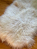 sheepskin rug for yoga 