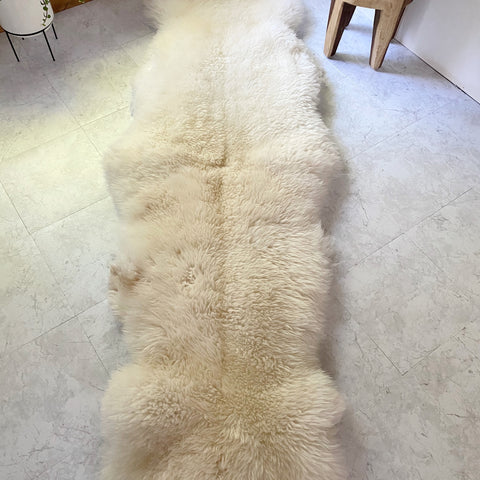 double sheepskin rug 
