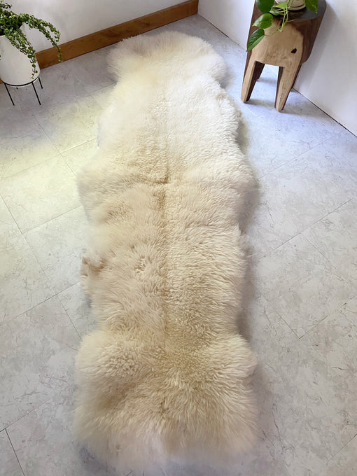double sheepskin rug 