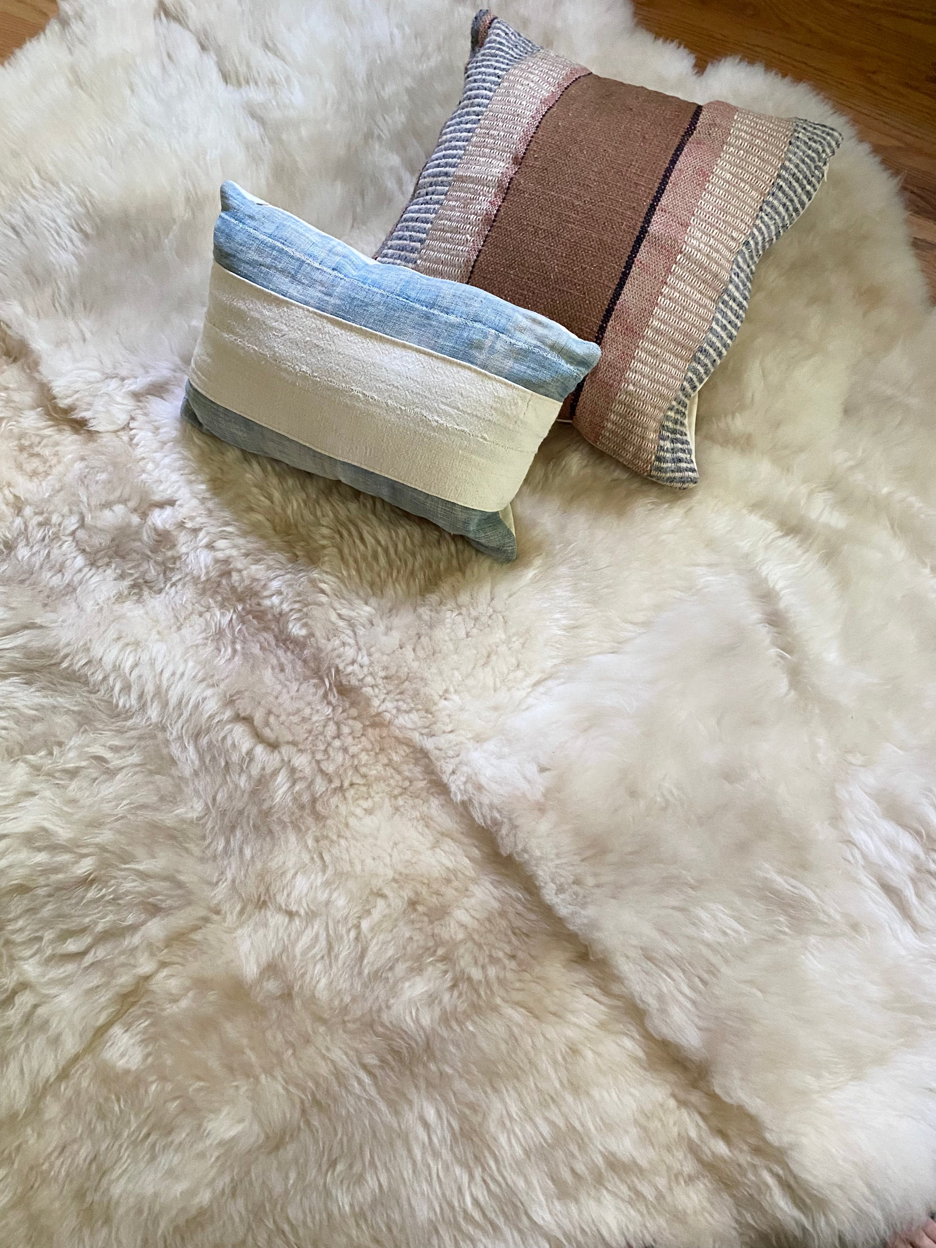 ivory sheepskin rug
