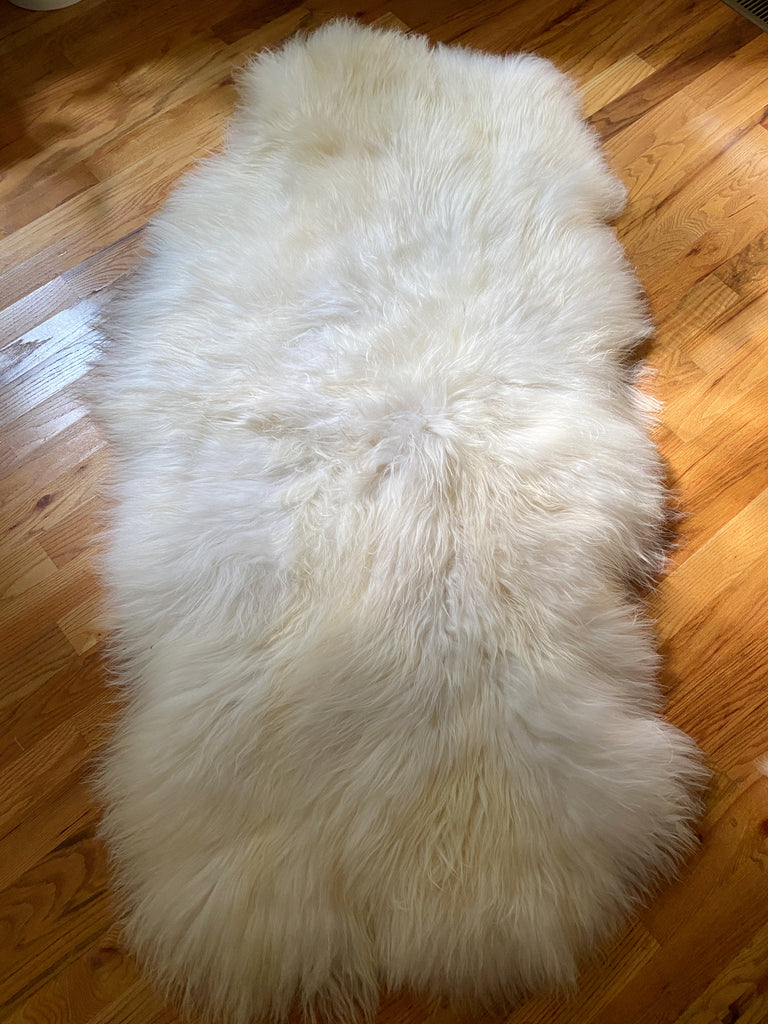 natural fur rug