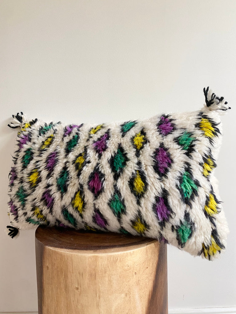 decorative sheepskin pillow