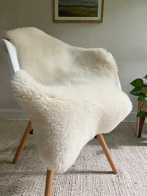 soft sheepskin rug